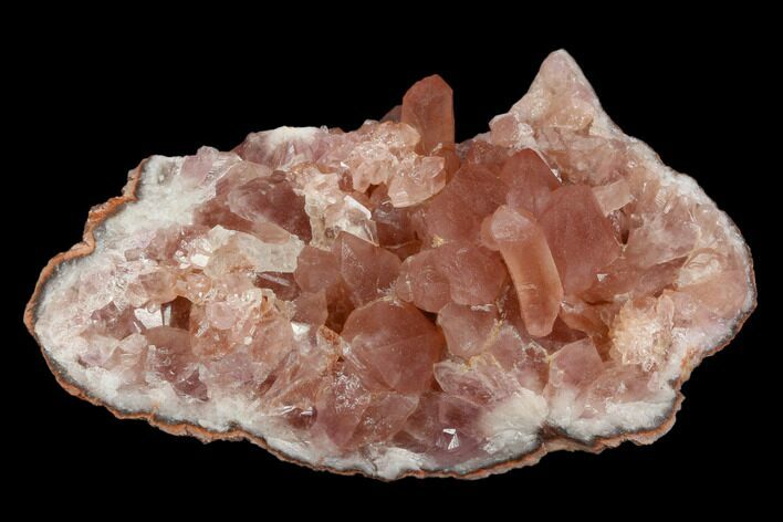 Pink Amethyst Geode Section - Argentina #127310